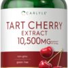 Frasco Carlyle Tart Cherry cápsulas, etiqueta frontal