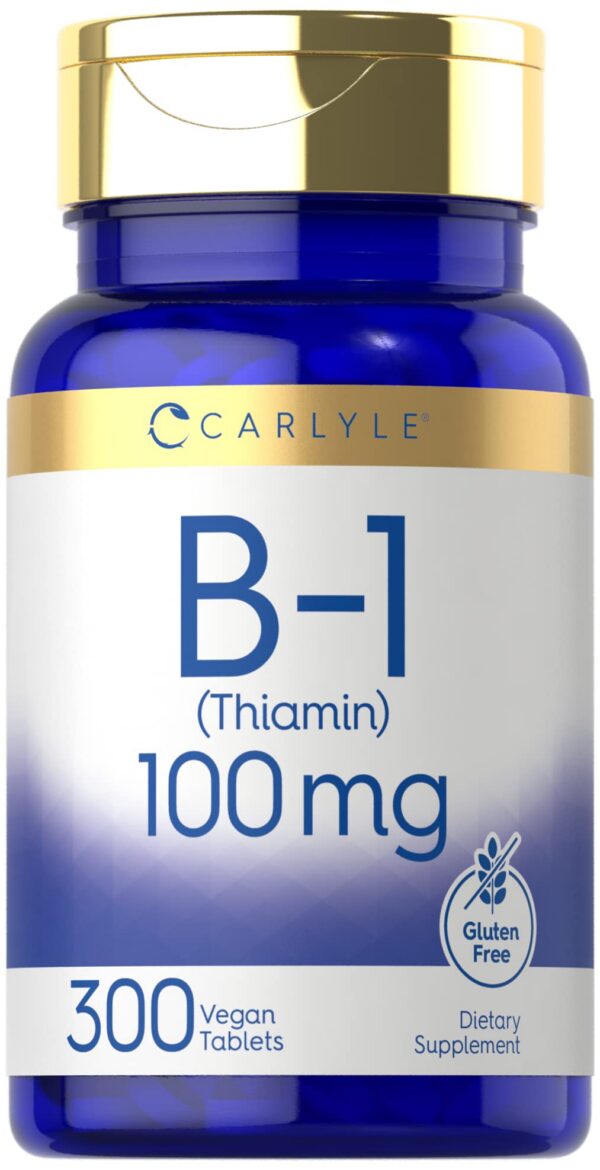 Carlyle Vitamina B1 envase 300 tabletas veganas