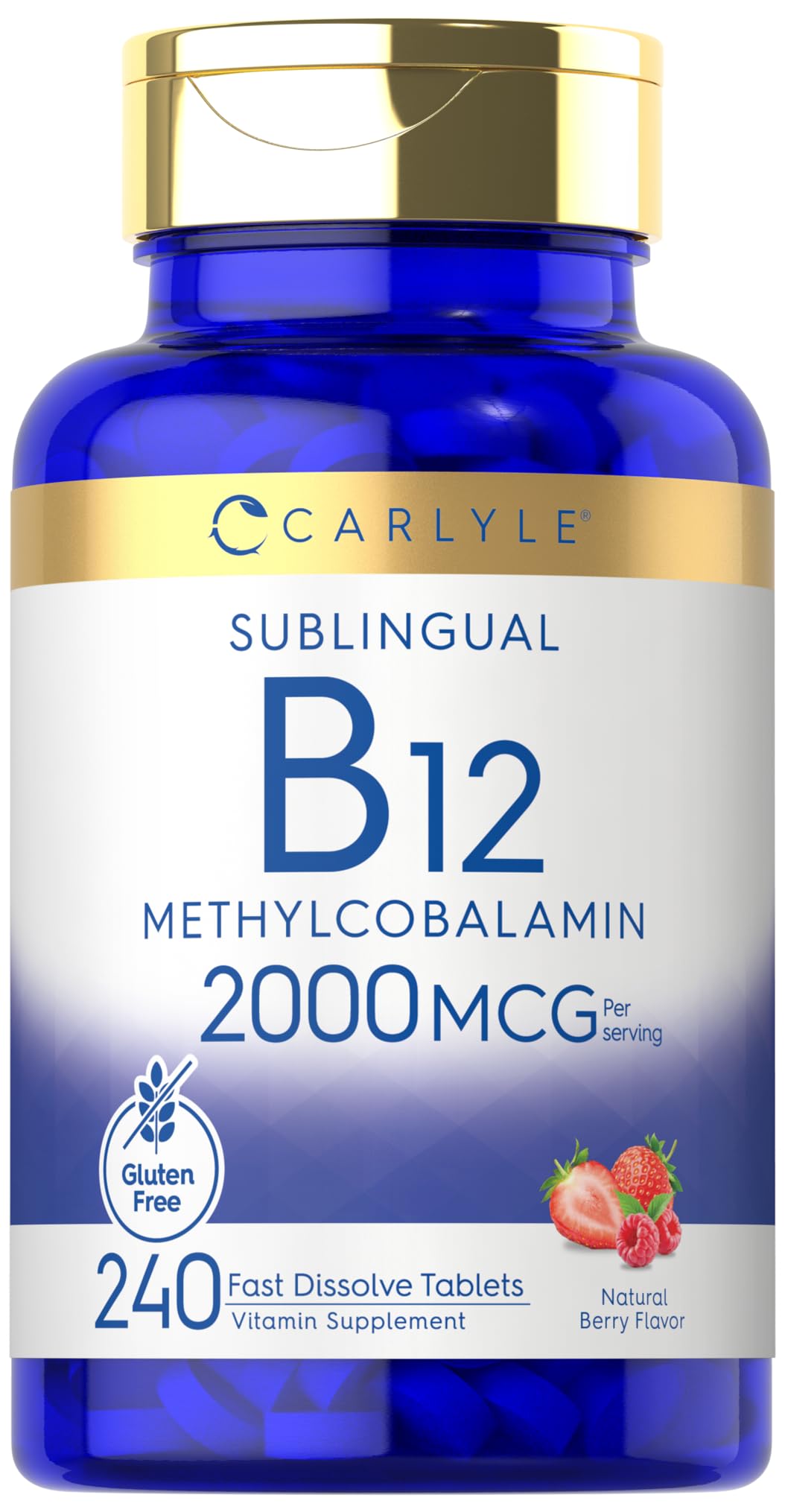 Carlyle Vitamin B12, 2000 mcg
