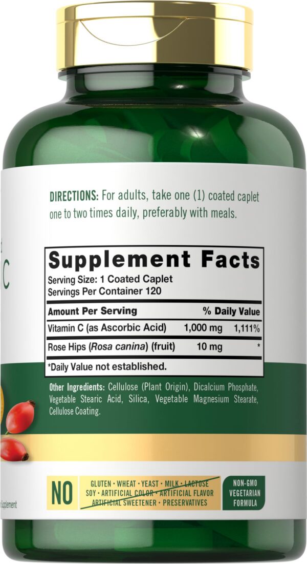 Etiqueta de Carlyle Vitamina C 1000 mg