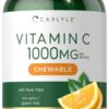 Carlyle vitamina c masticable 1000mg 180 tabletas