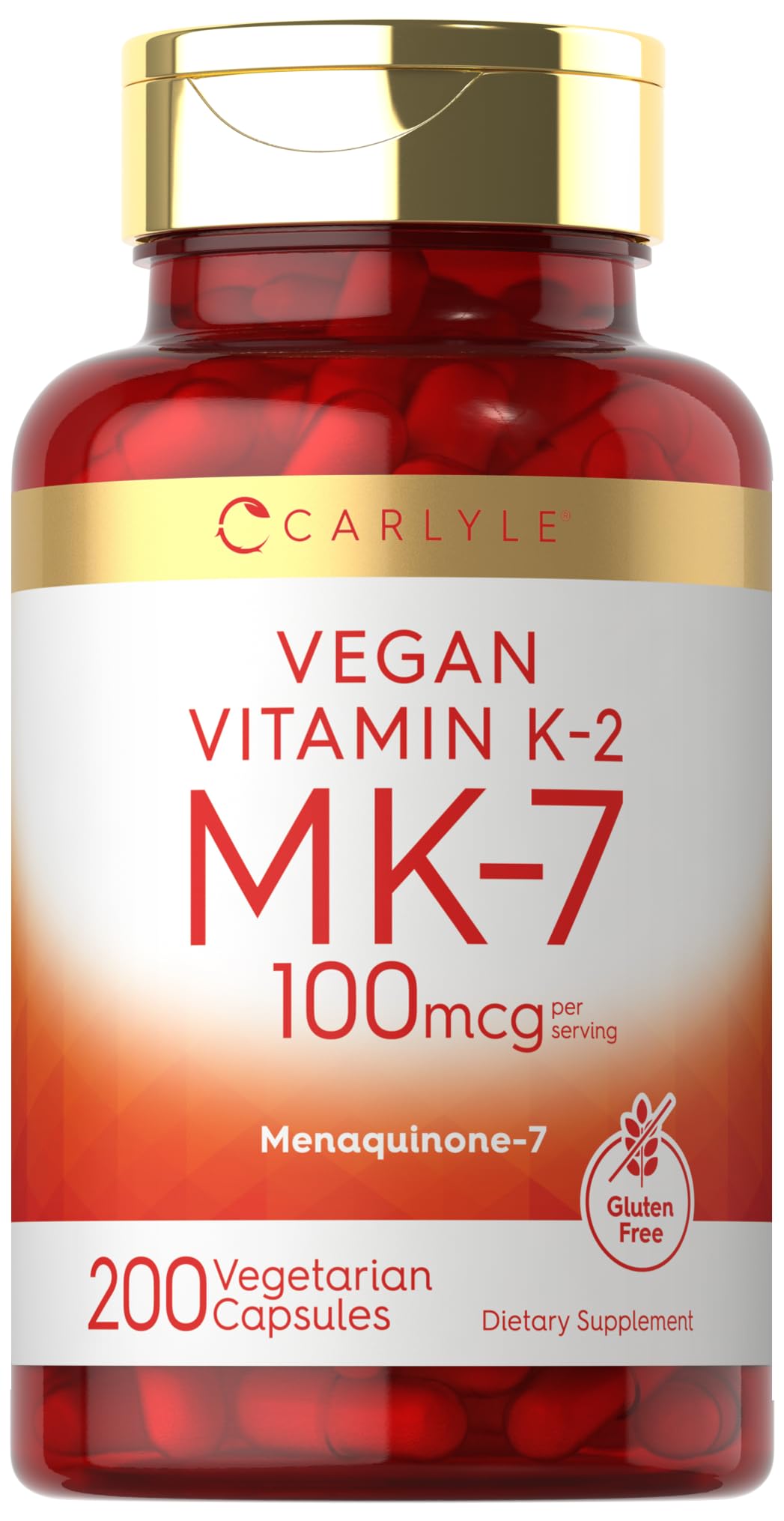 Carlyle Vitamin K2 MK7, 100 mcg