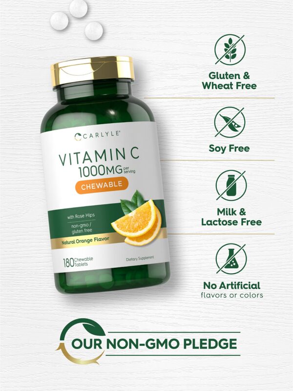 Carlyle vitaminas vitamina c masticable paquete