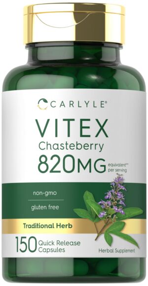 Version 1.0.0 Frente de empaque Carlyle Vitex Chasteberry