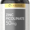 Frasco Carlyle Zinc Picolinato 50 mg