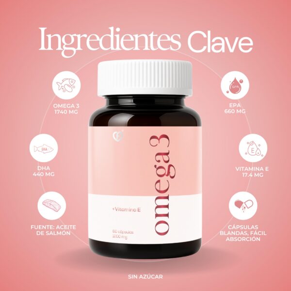 Version 1.0.0 Frasco Caro FIT Omega-3 salmón detalle