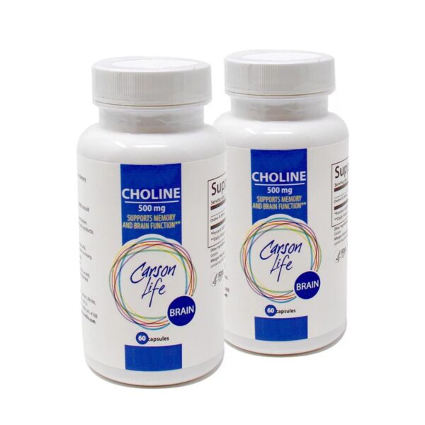 Frente de envase Carson Life Colina 500 mg