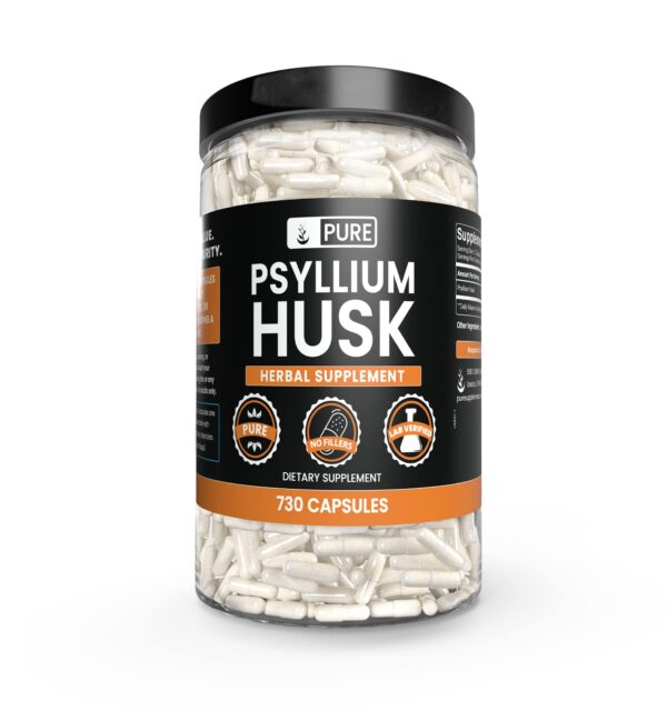 Psyllium cápsulas puras sin rellenos