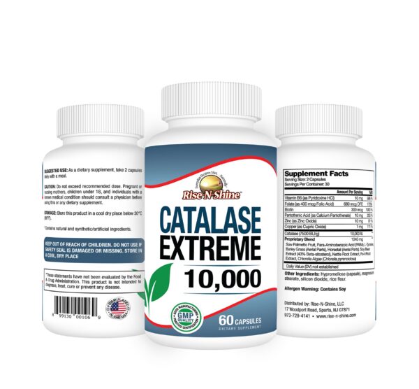 Catalase Extreme 10000 etiqueta ingredientes y detalles
