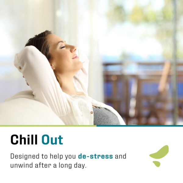 Cápsulas de relaxación en frasco