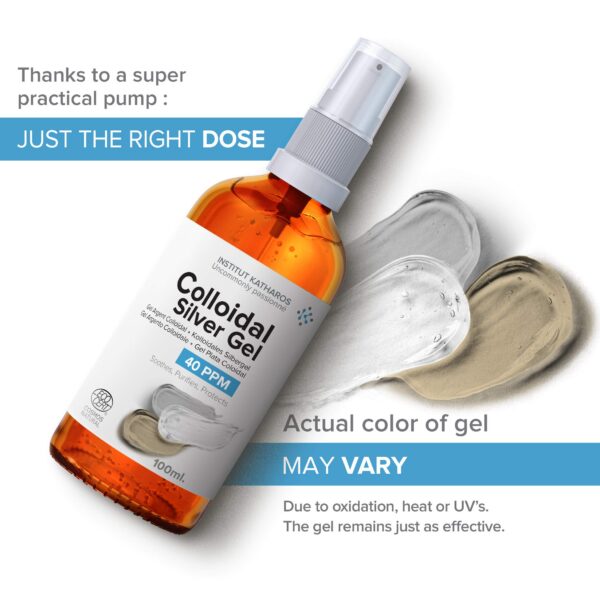 Catharsis gel plata coloidal 40 ppm etiqueta