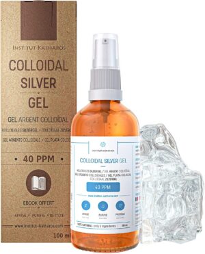 Catharsis gel plata coloidal 40 ppm frasco frente