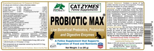 Catzymes 12 enzimas digestivas para soporte intestinal y salud