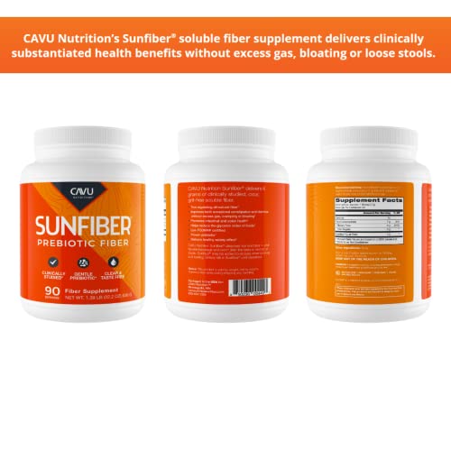 CAVU NUTRITION Sunfiber suplemento fibra soluble