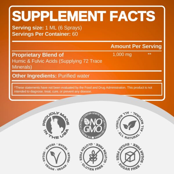 Frasco de 4 oz spray mineral - etiqueta visible