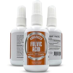 Spray líquido fulvic y humic 70+ minerales - vista frontal