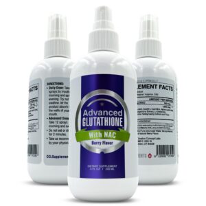 Version 1.0.0 Frasco de spray liposomal de glutatión 8 oz