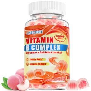 Version 1.0.0 Frasco Ceecisee gomitas B metiladas con etiqueta frontal