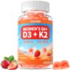 Version 1.0.0 Ceecisee gomitas D3 y K2 para mujeres 50+ frasco frontal