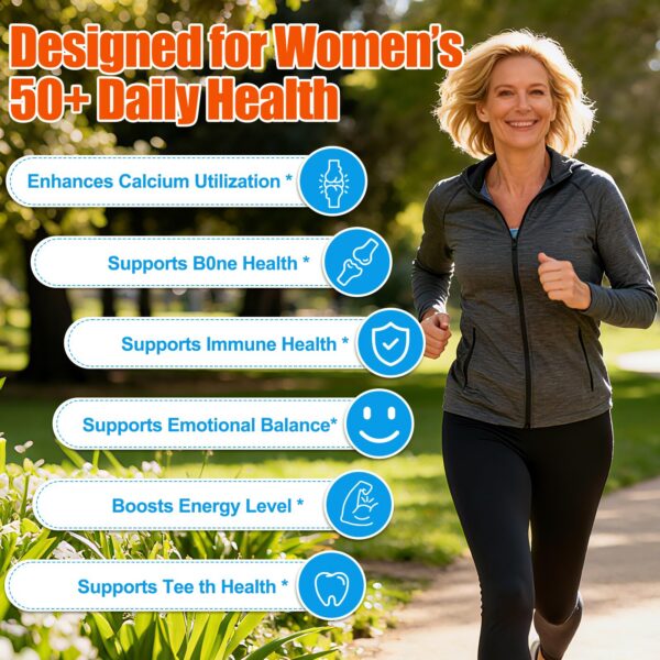 Ceecisee gomitas D3 y K2 para mujeres 50+ sabor fresa