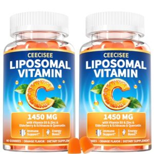 Gomitas liposomales Ceecisee Vitamina C con sabor naranja