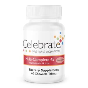 Celebrate Vitamins Multi-Complete masticables frasco frontal