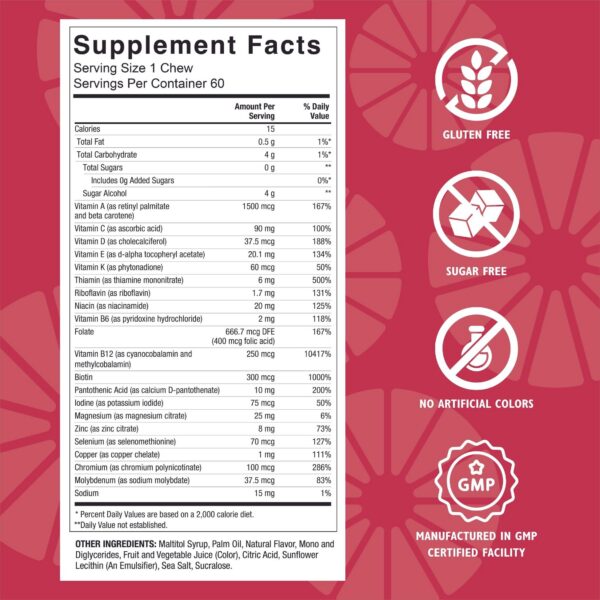 Celebrate Vitamins suplemento bariátrico multivitamínico gominolas berry