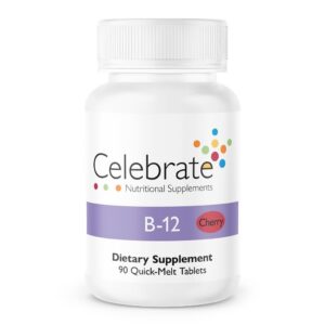 Celebrate Vitamins vitamina B12 quick melt sabor cereza 1000 mcg