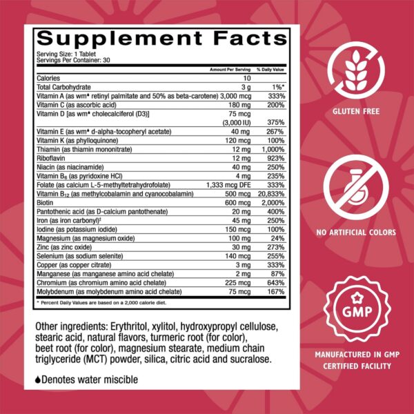 Detalle CFU 28.5 mil millones de probióticos