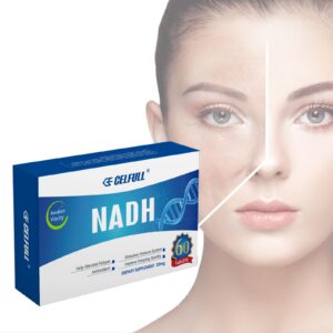 Version 1.0.0 CELFULL NADH suplemento anti-envejecimiento botella frontal