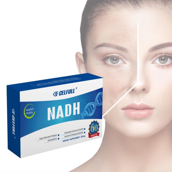 CELFULL NADH suplemento anti-envejecimiento botella frontal