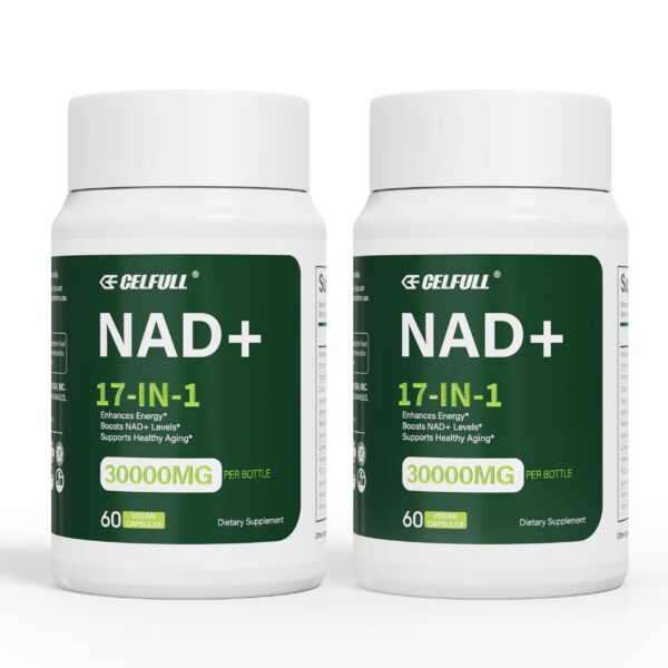 Frasco CELFULL NADH NAD+ con Resveratrol y NR