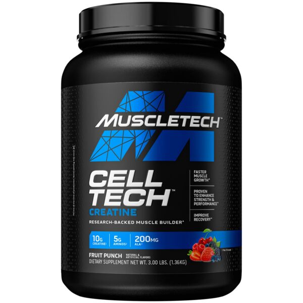 Frente del envase Cell-Tech Creatine Powder