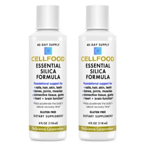 Version 1.0.0 Botella de Cellfood sílice líquido 4 oz