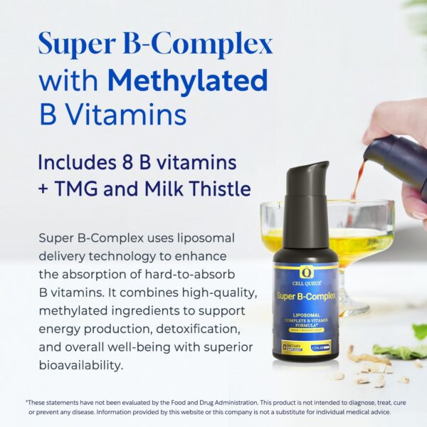 Etiqueta frontal del suplemento Cellqueue