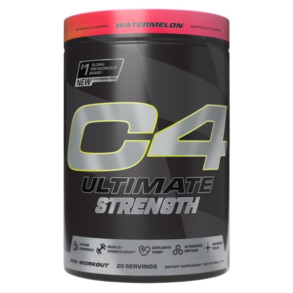 Version 1.0.0 Frente del envase C4 Ultimate Strength