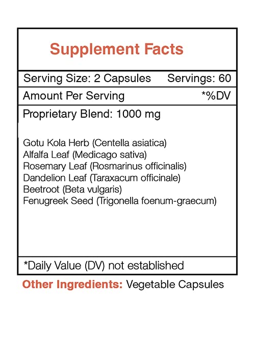 Interior de cápsulas y etiqueta