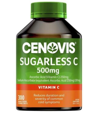 Cenovis Vitamin C 500 mg tabletas bottle label