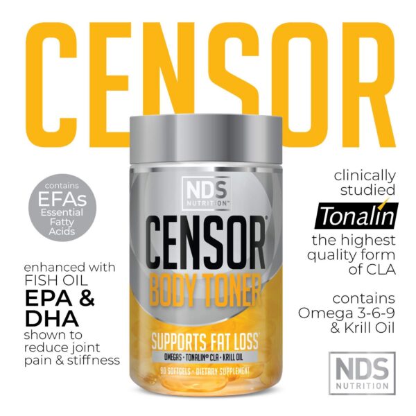 Frasco de Censor CLA L-Carnitine Elite Burn