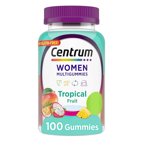Gomitas multivitamínicas para mujer Centrum sabor frutas tropicales