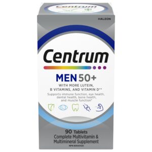 Frasco de Centrum Men 50+ 90 tabletas