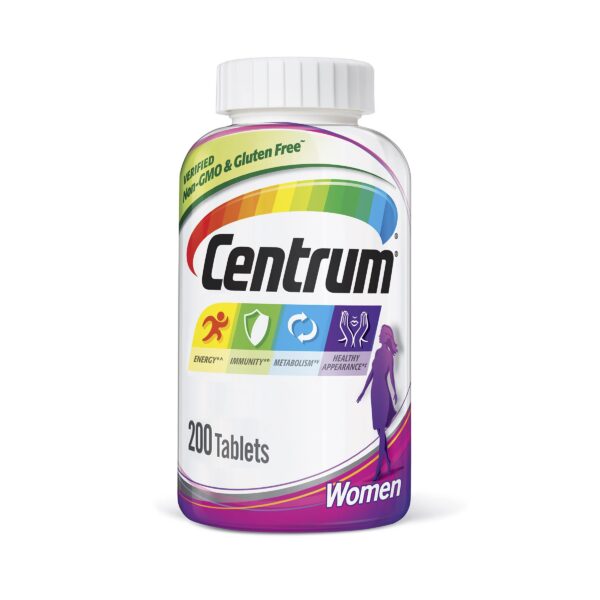Centrum Mujer multivitamínico 200 tabletas suplemento vitalidad
