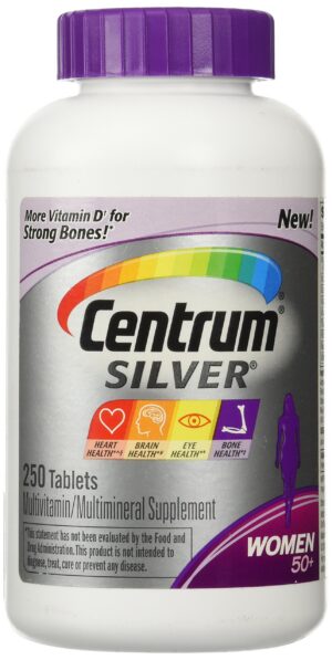 Centrum Silver mujeres multivitamínico 250 tabletas envase
