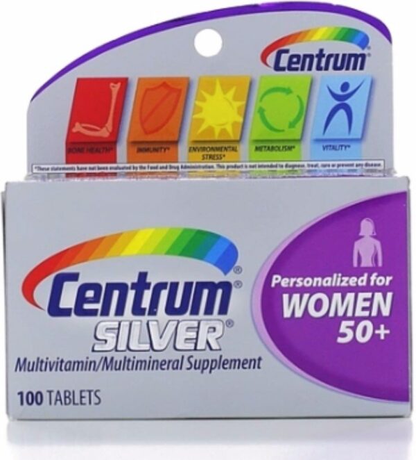 Frente de Centrum Silver MultivitaminTablets