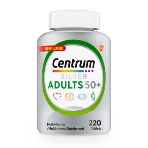 Centrum silver multivitaminico adultos 50 plus botella