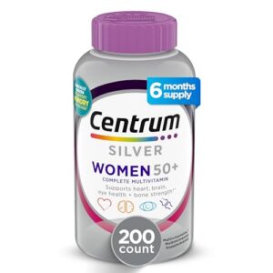 Centrum Silver multivitamínico mujer 50+ 200 cápsulas caja frontal