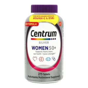 Version 1.0.0 Frasco Centrum Silver Women 50+ 250 tabletas para salud femenina