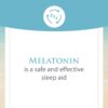 Melatonina Natural Factors caja lateral información nutricional