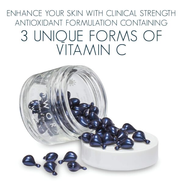 Frasco CerumWORX Day Serum 10% vitamina C - etiqueta