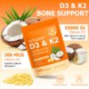 Etiqueta frontal de chenyayun Vitamina D3 y K2